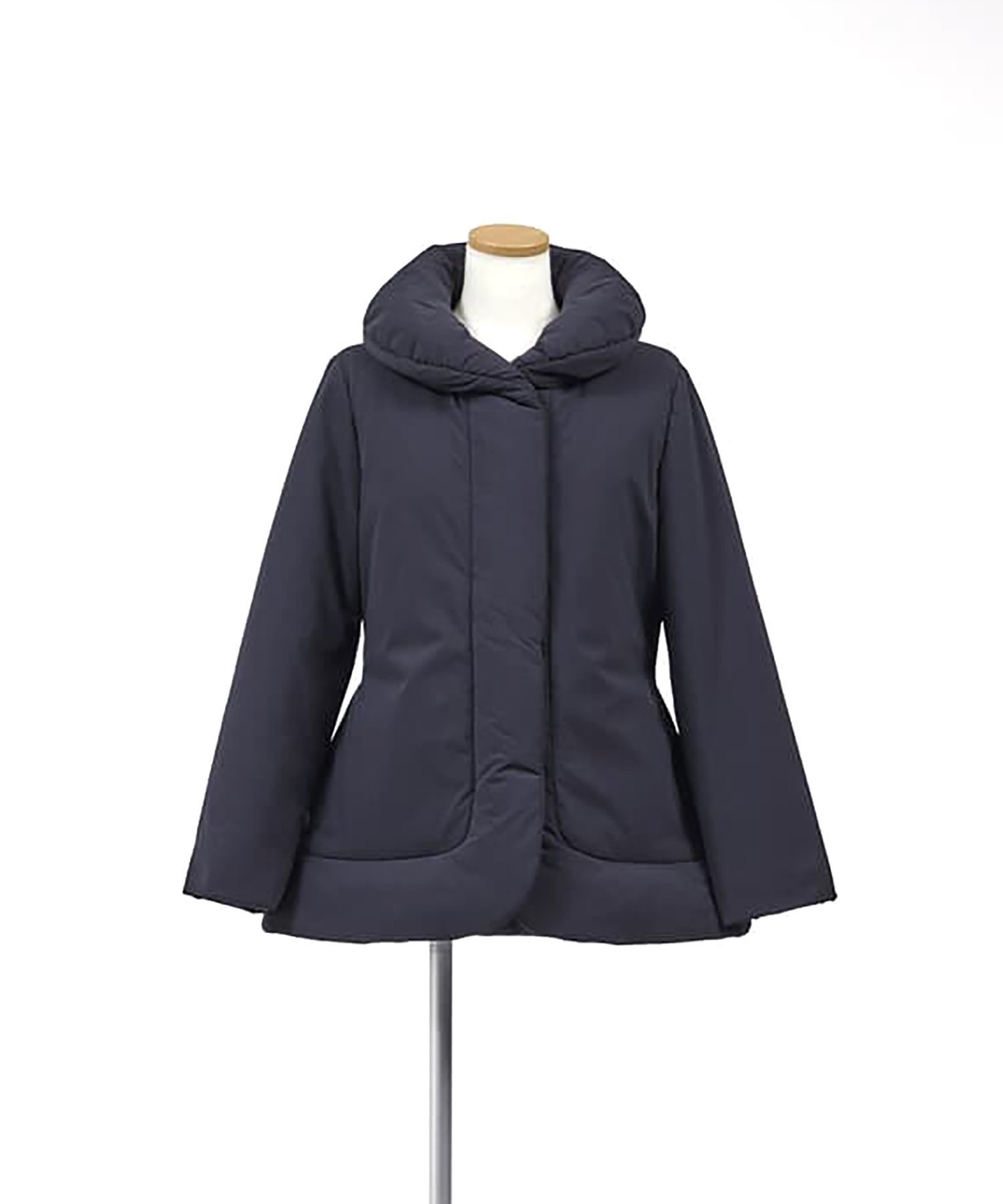 【その他のブランド/Other】のストレッチナイロン中綿ジャケット インテリア・キッズ・メンズ・レディースファッション・服の通販 founy(ファニー) 　ファッション　Fashion　レディースファッション　Fashion for Women　アウター　Coat / Outerwear Collection　レディースジャケット・軽アウター　Jackets　ジャケット　Jacket, Outerwear　ストレッチ　Stretch, Stretchy Fabric　ペプラム　Peplum, Flared Hem　切替　Switching, Contrast Panel　クロ|ID: prp329100004698857 ipo3291000000033929872