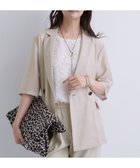 【インディヴィ/INDIVI】のライトダブルジャケット 人気、トレンドファッション・服の通販 founy(ファニー) ファッション Fashion レディースファッション Fashion for Women アウター Coat / Outerwear Collection レディースジャケット・軽アウター Jackets インナー Innerwear エアリー Airy Texture サマー Summer, Summer Style シアー Sheer, See-Through シルク Silk, 100% Silk ジャケット Jacket, Outerwear スリム Slim, Slim Fit ダブル Double, Double-Breasted トレンド Trend, Trending Now ノースリーブ Sleeveless, No-Sleeve バランス Balance, Style Balance ポケット Pocket, Pocket Detail マニッシュ Mannish, Boyish ミックス Mix, Mixed Style リラックス Relax, Relaxed Fit ワイド Wide, Wide Fit エレガント 上品 Elegant 羽織 Haori, Light Jacket thumbnail グレージュ|ID: prp329100004698921 ipo3291000000033930333