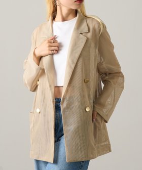 【セットアップセブン/SETUP7】のMAGASIN DE MODE Onjna/メッシュテーラードジャケット XNN 人気、トレンドファッション・服の通販 founy(ファニー) ファッション Fashion レディースファッション Fashion for Women アウター Coat / Outerwear Collection レディースジャケット・軽アウター Jackets テーラードジャケット / 通勤・きれいめスタイル Tailored Jackets & Blazers 春 Spring サンダル Sandals, Summer Shoes シンプル Simple, Minimal ジャケット Jacket, Outerwear スラックス Slacks, Dress Pants トレンド Trend, Trending Now バルーン Balloon, Balloon Silhouette フェミニン Feminine, Girly ベーシック Basic, Essential メッシュ Mesh, Net Fabric ロング Long, Long-Length S/S・春夏 SS, Spring/Summer, Warm Season 再入荷 Restock / Back in Stock おすすめ Recommended / Our Picks 夏 Summer 2025年 2025 2025春夏・S/S Spring/Summer 2025 SS25 |ID:prp329100004698977