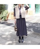 【ルクールブラン/le.coeur blanc】のリネンライクハーフスリーブワンピース 人気、トレンドファッション・服の通販 founy(ファニー) ファッション Fashion レディースファッション Fashion for Women ワンピース Dresses ミックス Mix, Mixed Style thumbnail C/グレー|ID: prp329100004699027 ipo3291000000033930968