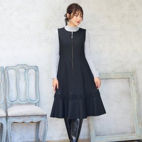 【ローズティアラ/Rose Tiara】のジャンパースカート 人気、トレンドファッション・服の通販 founy(ファニー) ファッション Fashion レディースファッション Fashion for Women スカート Skirts フロント Front, Front Design ポケット Pocket, Pocket Detail A/W・秋冬 Autumn/Winter |ID:prp329100004699032