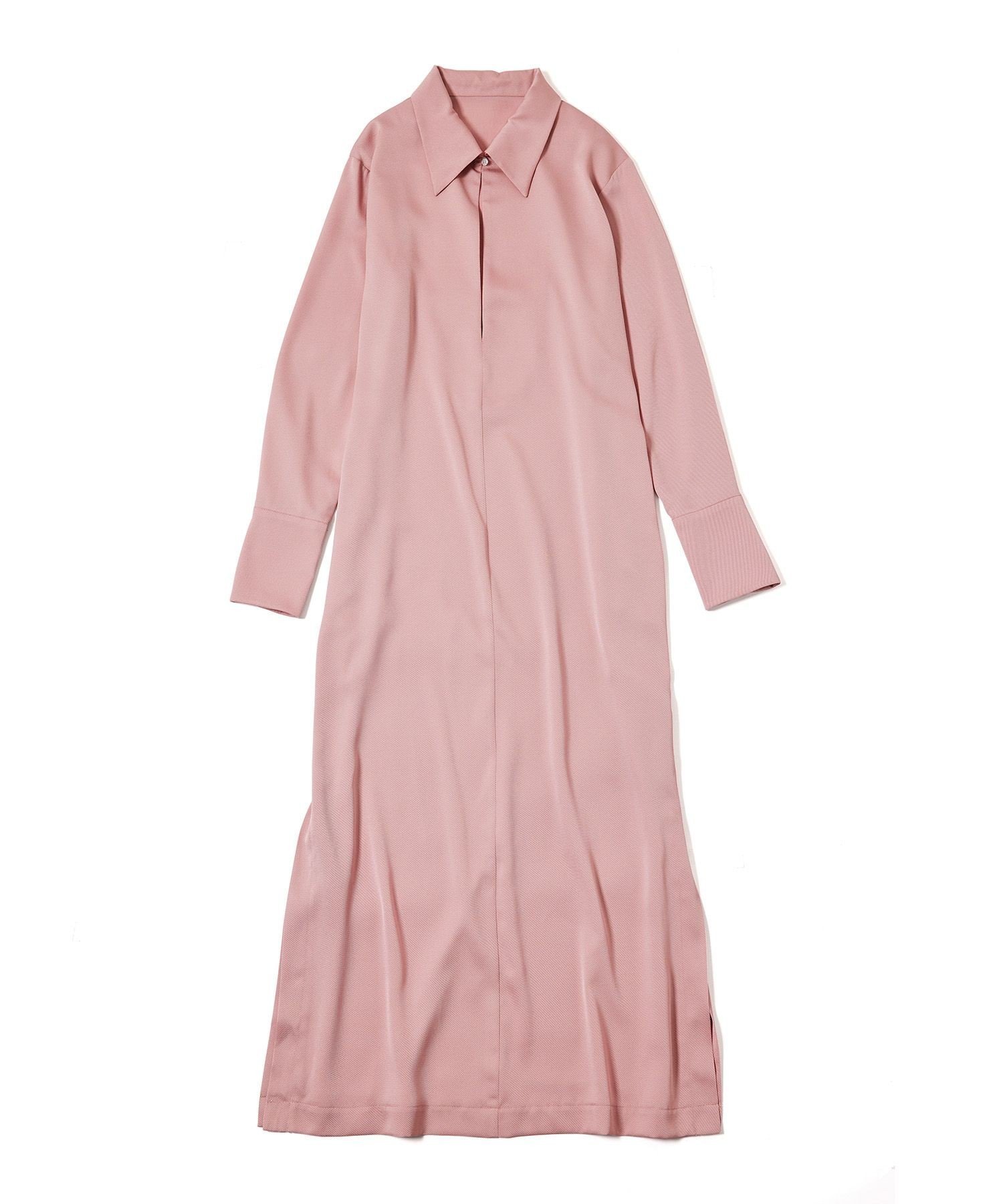 【アダム エ ロペ/ADAM ET ROPE'】のONE-PIECE WITH COLLAR MAXI LENGTH ONE-PIECE インテリア・キッズ・メンズ・レディースファッション・服の通販 founy(ファニー) 　ファッション　Fashion　レディースファッション　Fashion for Women　アクセサリー　Fashion Accessories　インナー　Innerwear　スリット　Slit, Slit Detail　デニム　Denim, Jeans Material　バングル　Bangle, Bracelet　ポケット　Pocket, Pocket Detail　マキシ　Maxi, Full Length　ロング　Long, Long-Length　ピンク系(65)|ID: prp329100004699095 ipo3291000000033931325