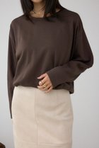 【アズール バイ マウジー/AZUL by moussy】のコクーンカットロングスリーブトップス 人気、トレンドファッション・服の通販 founy(ファニー) ファッション Fashion レディースファッション Fashion for Women トップス・カットソー Cut & Sew Tops おすすめ Recommended / Our Picks thumbnail BRN|ID: prp329100004699120 ipo3291000000034116533