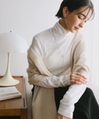 【アンドミー/andme】のソフトフライス 長袖 Tシャツ《タートルネック 》evernavy エバーネイビー オフホワイト|ID: prp329100004699131 ipo3291000000034232173