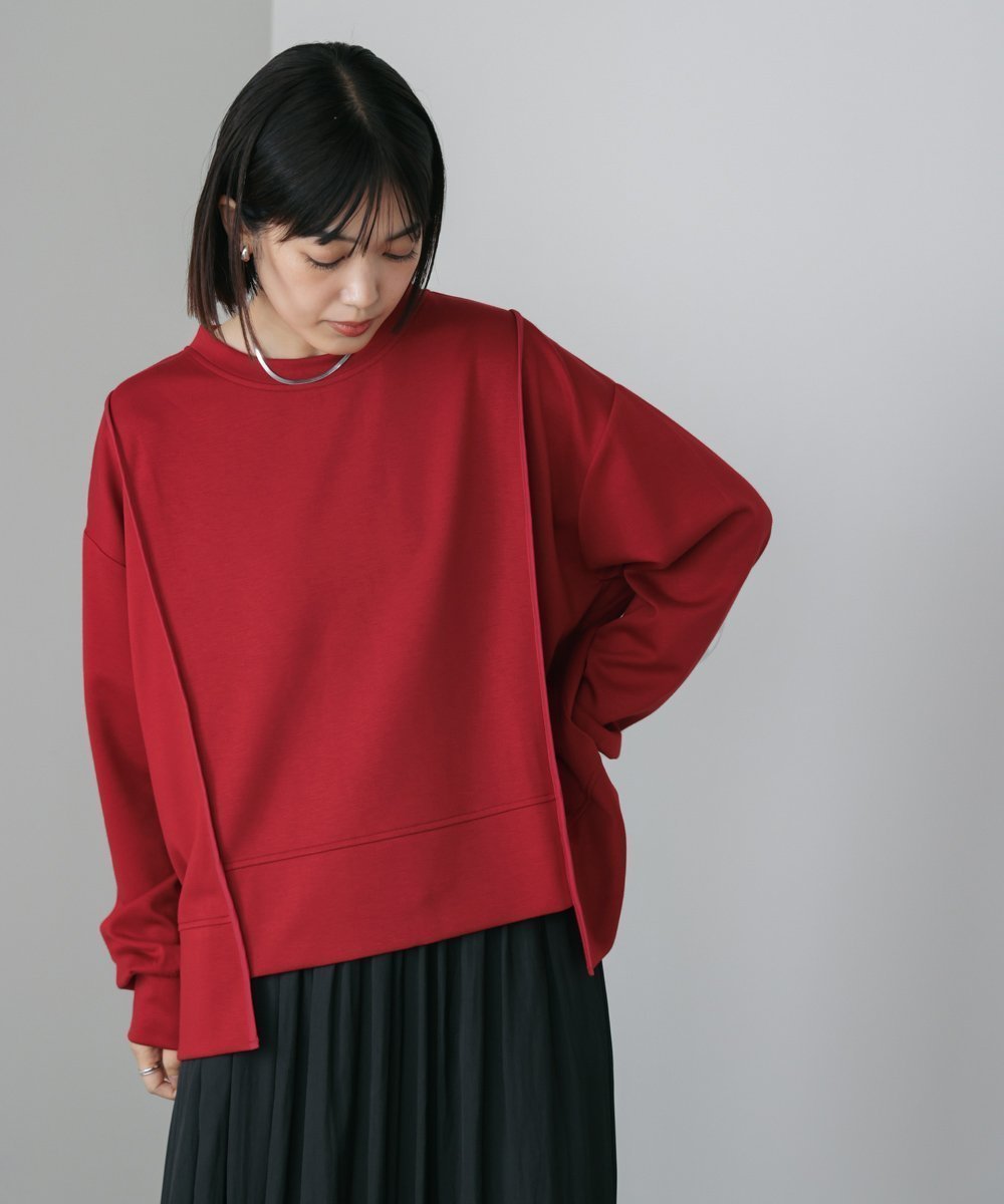 【バブ ブージュルード/Bab Bou Jeloud】のパウンドストレッチバックジップ インテリア・キッズ・メンズ・レディースファッション・服の通販 founy(ファニー) 　ファッション　Fashion　レディースファッション　Fashion for Women　バッグ　Bags　ショート　Short, Short Length　ストレッチ　Stretch, Stretchy Fabric　フロント　Front, Front Design　再入荷　Restock / Back in Stock　RED|ID: prp329100004699155 ipo3291000000033990096