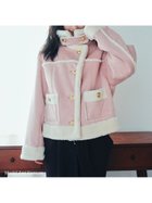 【スナイデル/SNIDEL】の【WEB限定/ボアコレクション】金ボタンバリエジャケット PNK[066]|ID:prp329100004699170