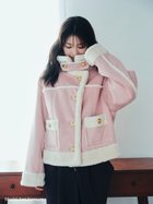 【スナイデル/SNIDEL】の【WEB限定/ボアコレクション】金ボタンバリエジャケット PNK[066]|ID:prp329100004699170
