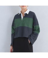 【ユナイテッドアローズ/UNITED ARROWS】のクロップド ラガー シャツ 人気、トレンドファッション・服の通販 founy(ファニー) ファッション Fashion レディースファッション Fashion for Women トップス・カットソー Cut & Sew Tops シャツ・ブラウス・オフィスカジュアル Elegant Blouses & Button-Ups 春 Spring カットソー Cut and Sewn Top クロップド Cropped, Short Length タイトスカート Pencil Skirt, Tight Skirt デニム Denim, Jeans Material トレンド Trend, Trending Now バランス Balance, Style Balance ボーダー Border, Stripe アウトレット Outlet / Clearance 夏 Summer |ID:prp329100004699213