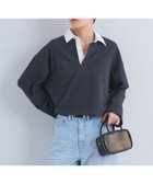 【ユナイテッドアローズ/UNITED ARROWS】のクロップド ラガー シャツ 人気、トレンドファッション・服の通販 founy(ファニー) ファッション Fashion レディースファッション Fashion for Women トップス・カットソー Cut & Sew Tops シャツ・ブラウス・オフィスカジュアル Elegant Blouses & Button-Ups 春 Spring カットソー Cut and Sewn Top クロップド Cropped, Short Length タイトスカート Pencil Skirt, Tight Skirt デニム Denim, Jeans Material トレンド Trend, Trending Now バランス Balance, Style Balance ボーダー Border, Stripe アウトレット Outlet / Clearance 夏 Summer thumbnail NAVY|ID: prp329100004699213 ipo3291000000034045569