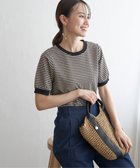 【イッカ/ikka】の【親子コーデ】ハニカム柄ジャガードカットソー ブラック|ID: prp329100004699215 ipo3291000000033931939