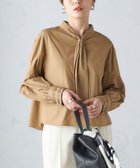 【シップス フォー ウィメン/SHIPS】の手洗い可能 ブロード ボウタイ ブラウス 人気、トレンドファッション・服の通販 founy(ファニー) ファッション Fashion レディースファッション Fashion for Women トップス・カットソー Cut & Sew Tops シャツ・ブラウス・オフィスカジュアル Elegant Blouses & Button-Ups おすすめ Recommended / Our Picks ショート Short, Short Length シンプル Simple, Minimal チェック Check, Plaid, Tartan デニム Denim, Jeans Material バランス Balance, Style Balance ブロード Broadcloth, Fine Cotton ボトム Bottoms, Lower Wear 秋 Autumn thumbnail キャメル|ID: prp329100004699362 ipo3291000000033932804