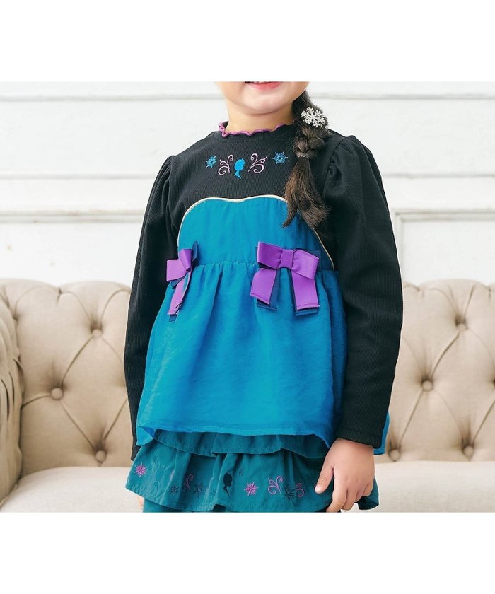 【エフオー オンラインストア/F.O.Online Store / KIDS】のディズニーキャラクターペプラムトップス インテリア・キッズ・メンズ・レディースファッション・服の通販 founy(ファニー) https://founy.com/ ファッション Fashion キッズファッション Fashion for Kids トップス・カットソー Cut & Sew Tops おすすめ Recommended / Our Picks キャラクター Character, Licensed Characters コレクション Collection, Seasonal Line シンプル Simple, Minimal セットアップ Set-Up, Coordinated Outfit チュニック Tunic, Long Top ボトム Bottoms, Lower Wear |ID: prp329100004699369 ipo3291000000034592067