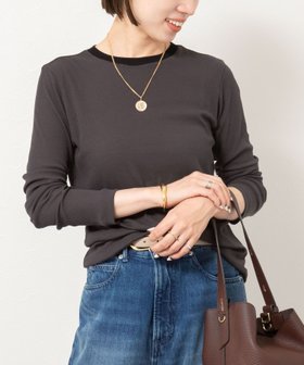 【ノーリーズ/NOLLEY'S】のシアー配色トリミングロンT 人気、トレンドファッション・服の通販 founy(ファニー) ファッション Fashion レディースファッション Fashion for Women トップス・カットソー Cut & Sew Tops ロングTシャツ・Tシャツ Longline T-Shirts & Tees 2025年 2025 2025-2026秋冬・A/W Autumn/Winter 2025–26 AW25–26 インナー Innerwear シアー Sheer, See-Through ジャケット Jacket, Outerwear トリミング Trimming, Decorative Edge フィット Fit, Slim Fit 定番 Standard, Basic Item 春 Spring |ID:prp329100004699375