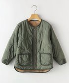 【シップス/SHIPS / KIDS】のSHIPS KIDS 140～160cm /〈手洗い可能〉ボア×キルティング リバーシブル ブルゾン オリーブ|ID: prp329100004699380 ipo3291000000033932916