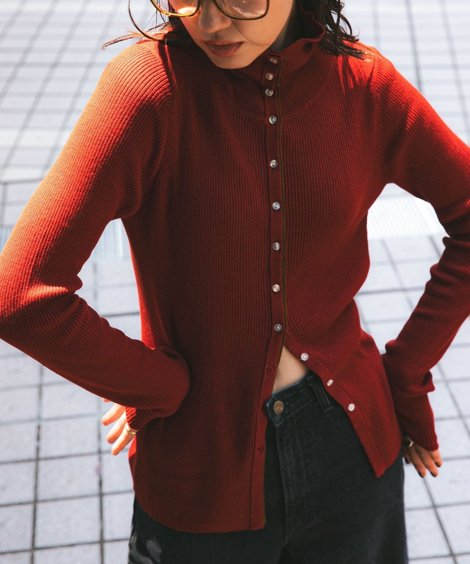 【アーバンリサーチ/URBAN RESEARCH】の『UR TECH』2WAYリブニット インテリア・キッズ・メンズ・レディースファッション・服の通販 founy(ファニー) 　ファッション　Fashion　レディースファッション　Fashion for Women　トップス・カットソー　Cut & Sew Tops　ニット　Knit Tops & Sweaters　タートルネック　Turtleneck, High Neck　リブニット　Rib Knit, Ribbed Knit　冬　Winter / This Winter　A/W・秋冬　Autumn/Winter　おすすめ　Recommended / Our Picks　エレガント 上品　Elegant　2025年　2025　2025-2026秋冬・A/W　Autumn/Winter 2025–26 AW25–26　BRICK|ID: prp329100004699426 ipo3291000000033933189