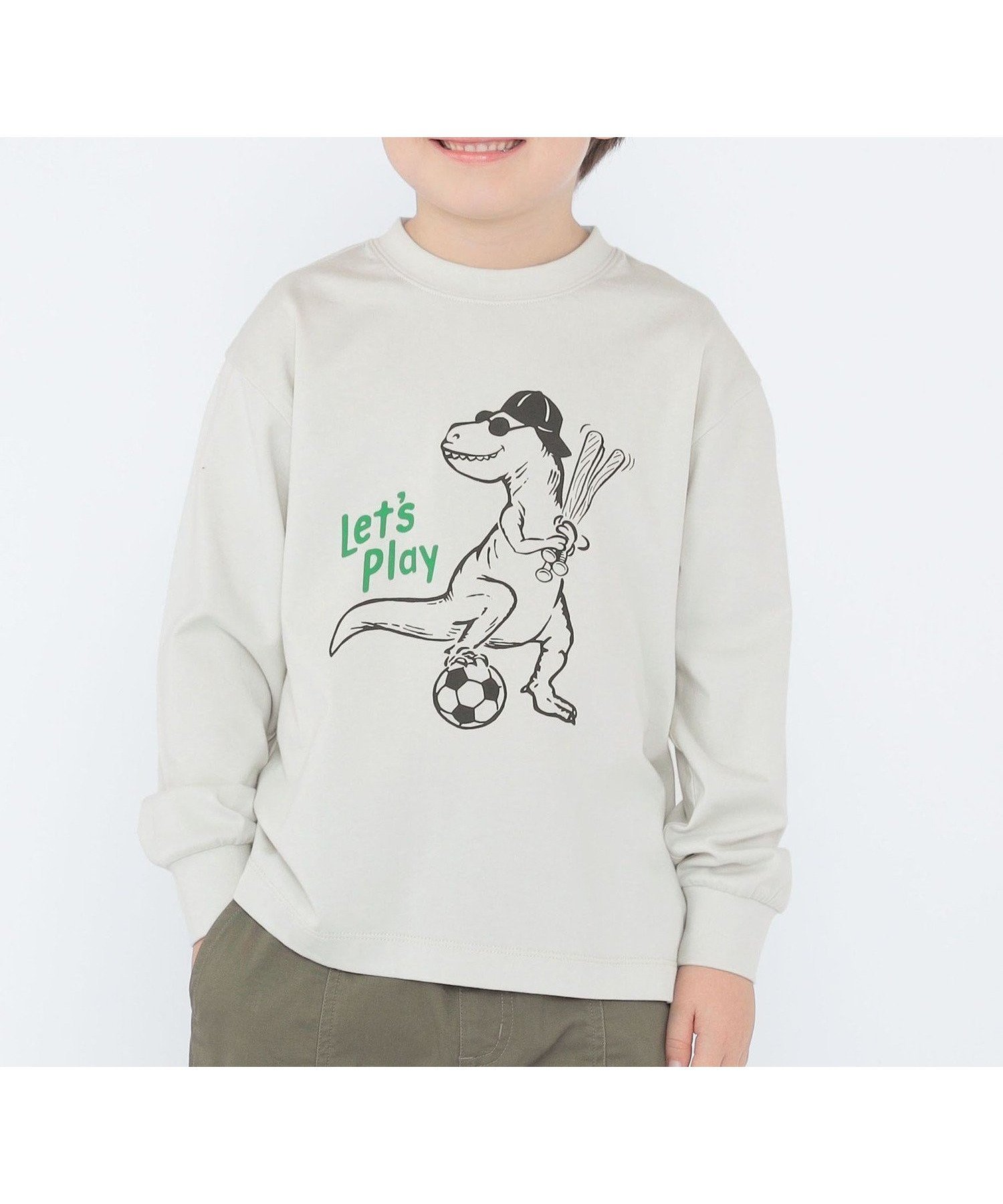 【シップス/SHIPS / KIDS】の【SHIPS KIDS別注】ARCH LINE 100~130cm / ダイナソー ロングスリーブ Tシャツ 人気、トレンドファッション・服の通販 founy(ファニー) 　ファッション　Fashion　キッズファッション　Fashion for Kids　イラスト　Illustration　インナー　Innerwear　コレクション　Collection, Seasonal Line　サッカー　Seersucker, Summer Fabric　スタンダード　Standard, Basic　スポーツ　Sports, Activewear　スリーブ　Sleeve, Long Sleeve / Short Sleeve　プリント　Print, Printed Pattern　別注　Limited Edition, Custom Order　羽織　Haori, Light Jacket　ロング　Long, Long-Length　 other-1|ID: prp329100004699446 ipo3291000000033933320