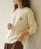 【セットアップセブン/SETUP7】のU.S. POLO ASSN./ロイヤルバルキー クルーネックケーブルニット ポロ WHT|ID: prp329100004699488 ipo3291000000034293181