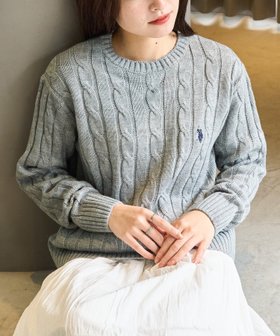 【セットアップセブン/SETUP7】のU.S. POLO ASSN./ロイヤルバルキー クルーネックケーブルニット ポロ 人気、トレンドファッション・服の通販 founy(ファニー) ファッション Fashion レディースファッション Fashion for Women トップス・カットソー Cut & Sew Tops ニット Knit Tops & Sweaters アクセサリー Fashion Accessories クラシカル Classical, Vintage-Inspired ジャケット Jacket, Outerwear スタイリッシュ Stylish, Fashionable スポーツ Sports, Activewear セットアップ Set-Up, Coordinated Outfit チェック Check, Plaid, Tartan テクスチャー Texture, Textured Fabric トレンド Trend, Trending Now フィット Fit, Slim Fit プリーツ Pleats, Pleated ベーシック Basic, Essential ボトム Bottoms, Lower Wear メンズ Men's, Menswear リラックス Relax, Relaxed Fit ワンポイント One Point, Statement Accent 再入荷 Restock / Back in Stock おすすめ Recommended / Our Picks 2025年 2025 2025-2026秋冬・A/W Autumn/Winter 2025–26 AW25–26 |ID:prp329100004699488