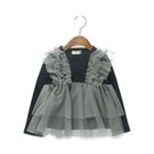 【ブランシェス/branshes / KIDS】の【おそろい】チュールレイヤード風長袖Tシャツ 人気、トレンドファッション・服の通販 founy(ファニー) ファッション Fashion キッズファッション Fashion for Kids おすすめ Recommended / Our Picks チュール Tulip, Tulip Motif ドッキング Docking, Mixed Material フリル Frill, Ruffle ベビー Baby, Babywear ベーシック Basic, Essential 長袖 Long Sleeve, Full Sleeve thumbnail グレー|ID: prp329100004699508 ipo3291000000033994603