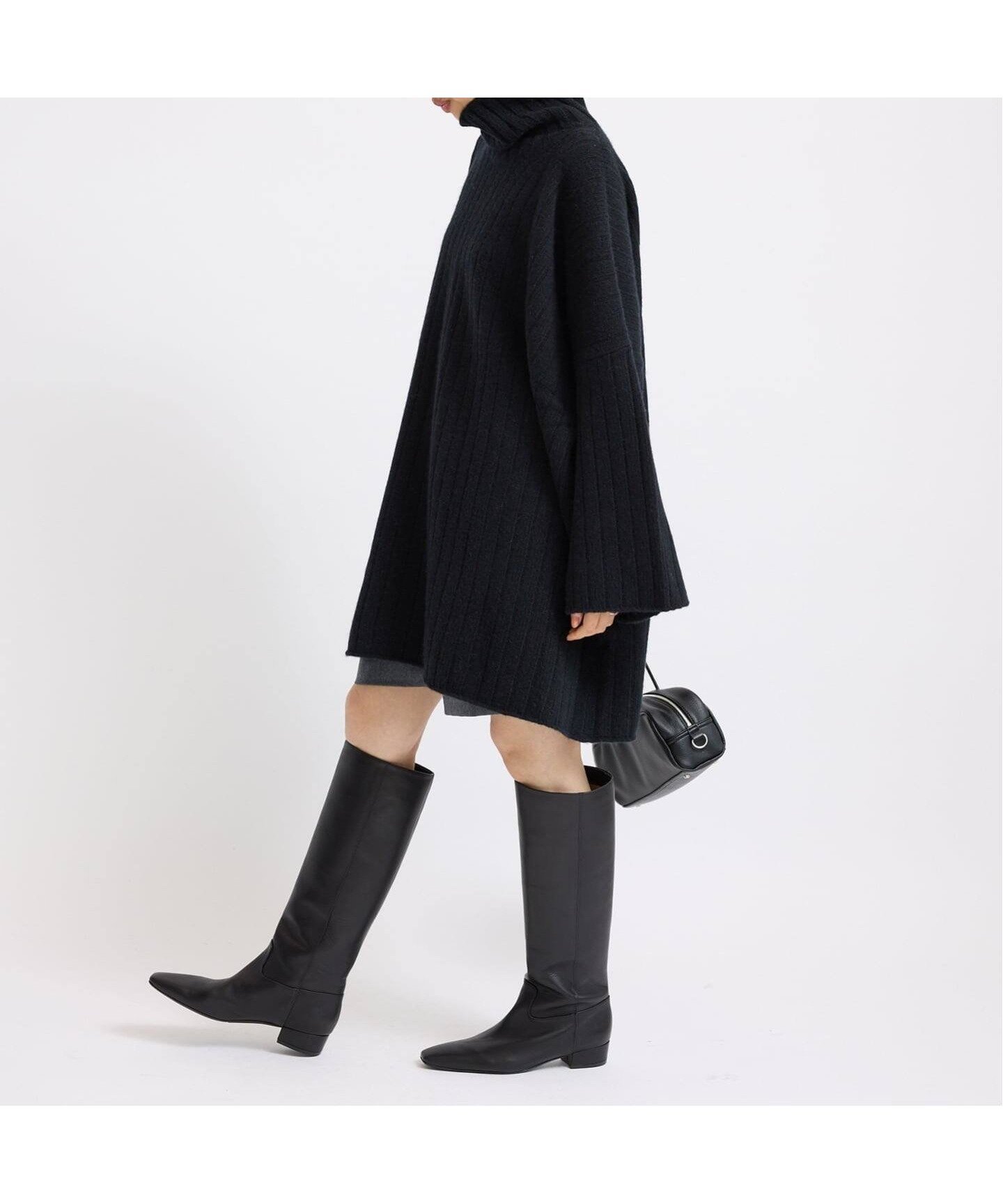 【イエナ/IENA】のワイドリブBIGプルオーバー インテリア・キッズ・メンズ・レディースファッション・服の通販 founy(ファニー) 　ファッション　Fashion　レディースファッション　Fashion for Women　トップス・カットソー　Cut & Sew Tops　カジュアルプルオーバー・ニットトップス　Pullovers & Knit Tops / Casual Pullovers　2025年　2025　2025-2026秋冬・A/W　Autumn/Winter 2025–26 AW25–26　シンプル　Simple, Minimal　ボックス　Boxy, Box Shape　ミドル　Middle Length, Mid Height　ワイド　Wide, Wide Fit　ワイドリブ　Wide Rib, Wide Ribbed Knit　秋　Autumn　ブラック|ID: prp329100004699684 ipo3291000000033934758