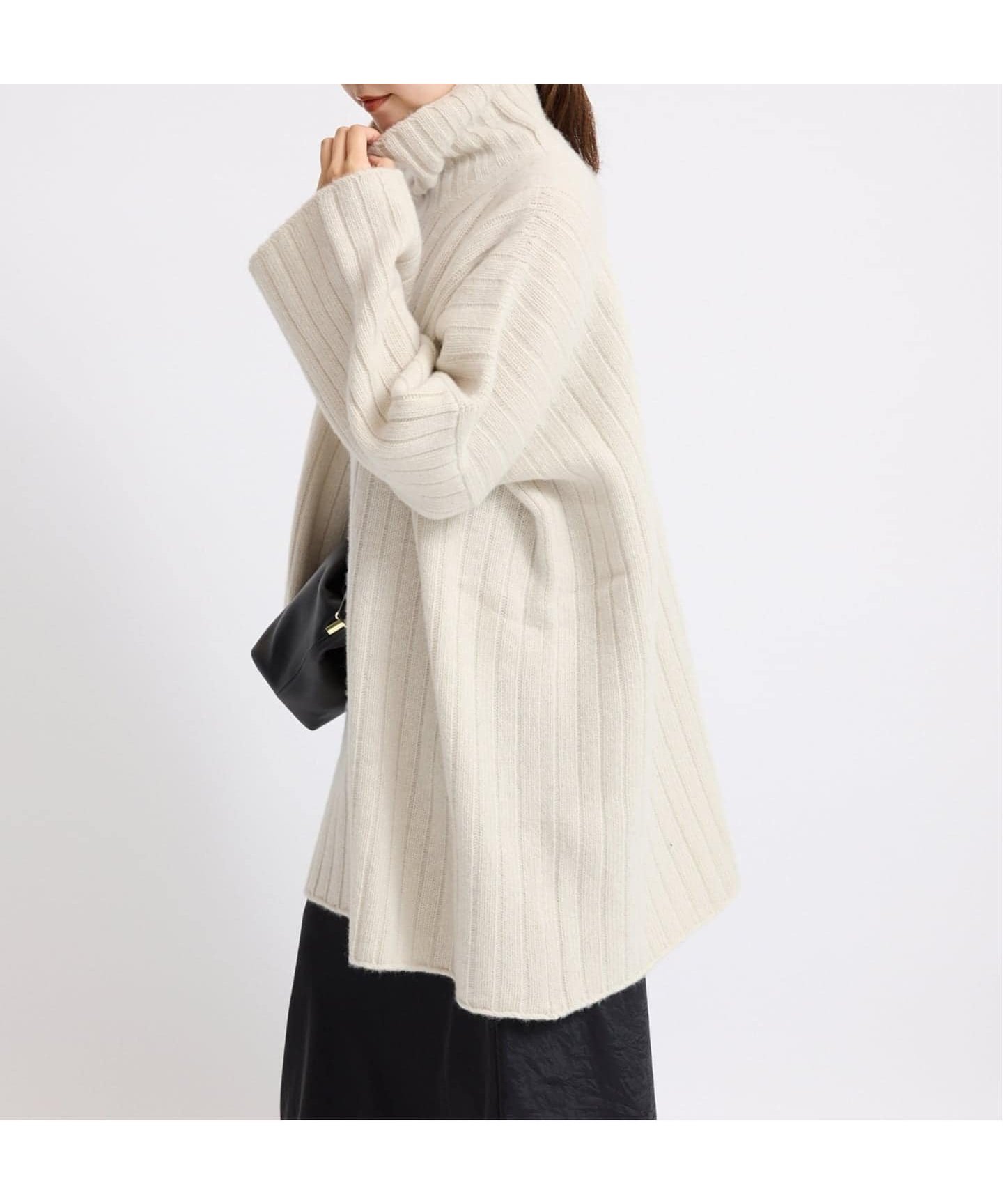 【イエナ/IENA】のワイドリブBIGプルオーバー インテリア・キッズ・メンズ・レディースファッション・服の通販 founy(ファニー) 　ファッション　Fashion　レディースファッション　Fashion for Women　トップス・カットソー　Cut & Sew Tops　カジュアルプルオーバー・ニットトップス　Pullovers & Knit Tops / Casual Pullovers　2025年　2025　2025-2026秋冬・A/W　Autumn/Winter 2025–26 AW25–26　シンプル　Simple, Minimal　ボックス　Boxy, Box Shape　ミドル　Middle Length, Mid Height　ワイド　Wide, Wide Fit　ワイドリブ　Wide Rib, Wide Ribbed Knit　秋　Autumn　ナチュラル|ID: prp329100004699684 ipo3291000000033934759