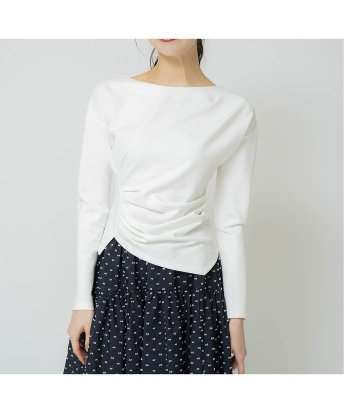 【ノエラ/Noela】のアシメドレープカットソー インテリア・キッズ・メンズ・レディースファッション・服の通販 founy(ファニー) https://founy.com/ ファッション Fashion レディースファッション Fashion for Women トップス・カットソー Cut & Sew Tops カットソー・ベーシックTシャツ Cut-and-Sewn Tops / Stretch Tees & Basics カットソー Cut and Sewn Top トレンド Trend, Trending Now ドレープ Drape, Draping Fabric フィット Fit, Slim Fit フェミニン Feminine, Girly ポケット Pocket, Pocket Detail |ID: prp329100004699763 ipo3291000000033935134