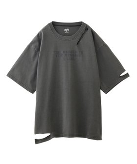 【エックスガール/X-girl】のFADED DISTRESSED S/S TEE X-girl 人気、トレンドファッション・服の通販 founy(ファニー) ファッション Fashion レディースファッション Fashion for Women デニム Denim, Jeans Material プリント Print, Printed Pattern 今季 This Season, Current Season 半袖 Short Sleeve, Half Sleeve 夏 Summer S/S・春夏 SS, Spring/Summer, Warm Season |ID:prp329100004699765