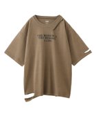 【エックスガール/X-girl】のFADED DISTRESSED S/S TEE X-girl 人気、トレンドファッション・服の通販 founy(ファニー) ファッション Fashion レディースファッション Fashion for Women デニム Denim, Jeans Material プリント Print, Printed Pattern 今季 This Season, Current Season 半袖 Short Sleeve, Half Sleeve 夏 Summer S/S・春夏 SS, Spring/Summer, Warm Season thumbnail BROWN|ID: prp329100004699765 ipo3291000000033976124