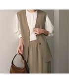 【ビューティ&ユース ユナイテッドアローズ/BEAUTY&YOUTH / UNITED ARROWS】の【WEB限定 Wardrobe DAILY MINIMAL】ダブルクロス リボンベルトジレ ウォッシャブル 人気、トレンドファッション・服の通販 founy(ファニー) ファッション Fashion レディースファッション Fashion for Women アウター Coat / Outerwear Collection トップス・カットソー Cut & Sew Tops ベスト&ジレ / 重ね着スタイル Vests & Gilets ベルト&ウエストマーク Belts & Waist Accessories ウォッシャブル Machine Washable オケージョン Occasion Wear シンプル Simple, Minimal ジャケット Jacket, Outerwear とろみ Fluid, Flowy Fabric ダブル Double, Double-Breasted フロント Front, Front Design リボン Ribbon, Bow ワイド Wide, Wide Fit おすすめ Recommended / Our Picks エレガント 上品 Elegant セレモニー Ceremony ビジネス 仕事 通勤 Business / Work / Commuting thumbnail MD.BROWN|ID: prp329100004699822 ipo3291000000034003129