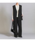 【ビューティ&ユース ユナイテッドアローズ/BEAUTY&YOUTH / UNITED ARROWS】の【WEB限定 Wardrobe DAILY MINIMAL】ダブルクロス リボンベルトジレ ウォッシャブル 人気、トレンドファッション・服の通販 founy(ファニー) ファッション Fashion レディースファッション Fashion for Women アウター Coat / Outerwear Collection トップス・カットソー Cut & Sew Tops ベスト&ジレ / 重ね着スタイル Vests & Gilets ベルト&ウエストマーク Belts & Waist Accessories ウォッシャブル Machine Washable オケージョン Occasion Wear シンプル Simple, Minimal ジャケット Jacket, Outerwear とろみ Fluid, Flowy Fabric ダブル Double, Double-Breasted フロント Front, Front Design リボン Ribbon, Bow ワイド Wide, Wide Fit おすすめ Recommended / Our Picks エレガント 上品 Elegant セレモニー Ceremony ビジネス 仕事 通勤 Business / Work / Commuting thumbnail BLACK|ID: prp329100004699822 ipo3291000000034003130