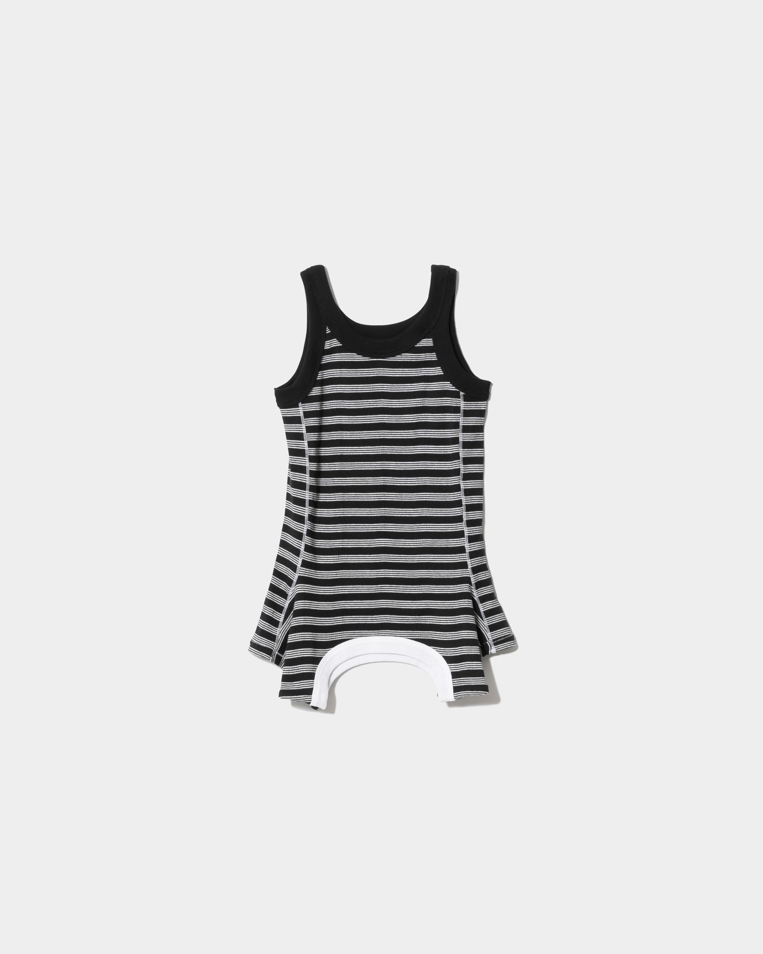 【ビューティフル ピープル/beautiful people】のMiller double-end tank top T-shirt インテリア・キッズ・メンズ・レディースファッション・服の通販 founy(ファニー) 　ファッション　Fashion　レディースファッション　Fashion for Women　トップス・カットソー　Cut & Sew Tops　シャツ・ブラウス・オフィスカジュアル　Elegant Blouses & Button-Ups　ロングTシャツ・Tシャツ　Longline T-Shirts & Tees　タンク　Tank Top, Sleeveless Top　フィット　Fit, Slim Fit　プリント　Print, Printed Pattern　ラップ　Wrap, Wrap Design　ラバー　Rubber, Rubber Sole　black|ID: prp329100004699829 ipo3291000000033935564