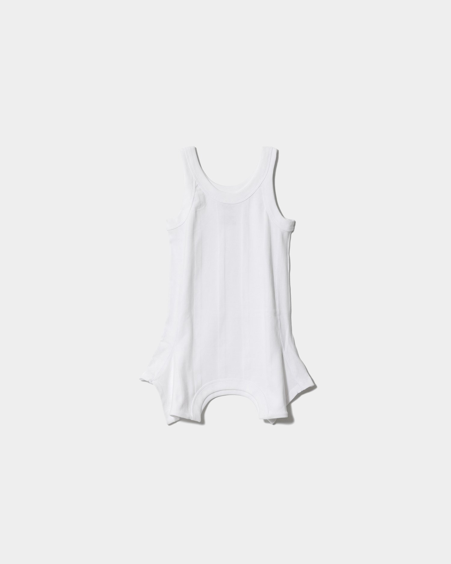 【ビューティフル ピープル/beautiful people】のMiller double-end tank top T-shirt インテリア・キッズ・メンズ・レディースファッション・服の通販 founy(ファニー) 　ファッション　Fashion　レディースファッション　Fashion for Women　トップス・カットソー　Cut & Sew Tops　シャツ・ブラウス・オフィスカジュアル　Elegant Blouses & Button-Ups　ロングTシャツ・Tシャツ　Longline T-Shirts & Tees　タンク　Tank Top, Sleeveless Top　フィット　Fit, Slim Fit　プリント　Print, Printed Pattern　ラップ　Wrap, Wrap Design　ラバー　Rubber, Rubber Sole　wht×wht|ID: prp329100004699829 ipo3291000000033935565