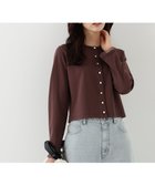【プロポーション ボディドレッシング/PROPORTION BODY DRESSING】のハンドウォッシャブル ゴールド釦カーディガン 人気、トレンドファッション・服の通販 founy(ファニー) ファッション Fashion レディースファッション Fashion for Women トップス・カットソー Cut & Sew Tops カーディガン・羽織り Layered Style Cardigans カーディガン Cardigan, Knitwear エレガント 上品 Elegant thumbnail ブラウン|ID: prp329100004699848 ipo3291000000033935696