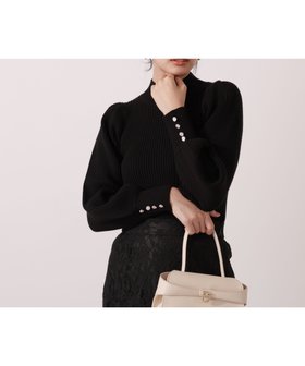 【プロポーション ボディドレッシング/PROPORTION BODY DRESSING】のハンドウォッシャブル ハイネックボリュームスリーブニット 人気、トレンドファッション・服の通販 founy(ファニー) ファッション Fashion レディースファッション Fashion for Women トップス・カットソー Cut & Sew Tops ニット Knit Tops & Sweaters ボリューム袖・フリルスリーブブラウス Voluminous & Ruffle Sleeves / Puffy Sleeve Tops ウォーム Warm Fabric スリーブ Sleeve, Long Sleeve / Short Sleeve ハイネック High Neck, Mock Neck フェミニン Feminine, Girly 人気 Popular, Best Seller 冬 Winter / This Winter |ID:prp329100004699851