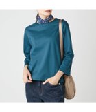 【ニューヨーカー/NEWYORKER】のコンパクトスムース バックファスナー7分袖Tシャツ 人気、トレンドファッション・服の通販 founy(ファニー) ファッション Fashion レディースファッション Fashion for Women トップス・カットソー Cut & Sew Tops シャツ・ブラウス・オフィスカジュアル Elegant Blouses & Button-Ups ロングTシャツ・Tシャツ Longline T-Shirts & Tees バッグ Bags コンパクト Compact, Small Size デコルテ Décolleté, Neckline A/W・秋冬 Autumn/Winter エレガント 上品 Elegant thumbnail ブルー|ID: prp329100004699869 ipo3291000000034277908