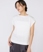 【イネド/INED】のタックフリルカットソー 人気、トレンドファッション・服の通販 founy(ファニー) ファッション Fashion レディースファッション Fashion for Women トップス・カットソー Cut & Sew Tops カットソー・ベーシックTシャツ Cut-and-Sewn Tops / Stretch Tees & Basics オーガンジー Organza Fabric コンパクト Compact, Small Size シルケット Silket, Silky Cotton スマート Smart, Elegant フェミニン Feminine, Girly ボックス Boxy, Box Shape モチーフ Motif, Design Theme リラックス Relax, Relaxed Fit ワイド Wide, Wide Fit エレガント 上品 Elegant thumbnail ホワイト|ID: prp329100004699886 ipo3291000000034035241