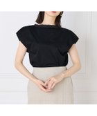 【イネド/INED】のタックフリルカットソー 人気、トレンドファッション・服の通販 founy(ファニー) ファッション Fashion レディースファッション Fashion for Women トップス・カットソー Cut & Sew Tops カットソー・ベーシックTシャツ Cut-and-Sewn Tops / Stretch Tees & Basics オーガンジー Organza Fabric コンパクト Compact, Small Size シルケット Silket, Silky Cotton スマート Smart, Elegant フェミニン Feminine, Girly ボックス Boxy, Box Shape モチーフ Motif, Design Theme リラックス Relax, Relaxed Fit ワイド Wide, Wide Fit エレガント 上品 Elegant thumbnail ブラック|ID: prp329100004699886 ipo3291000000034035242