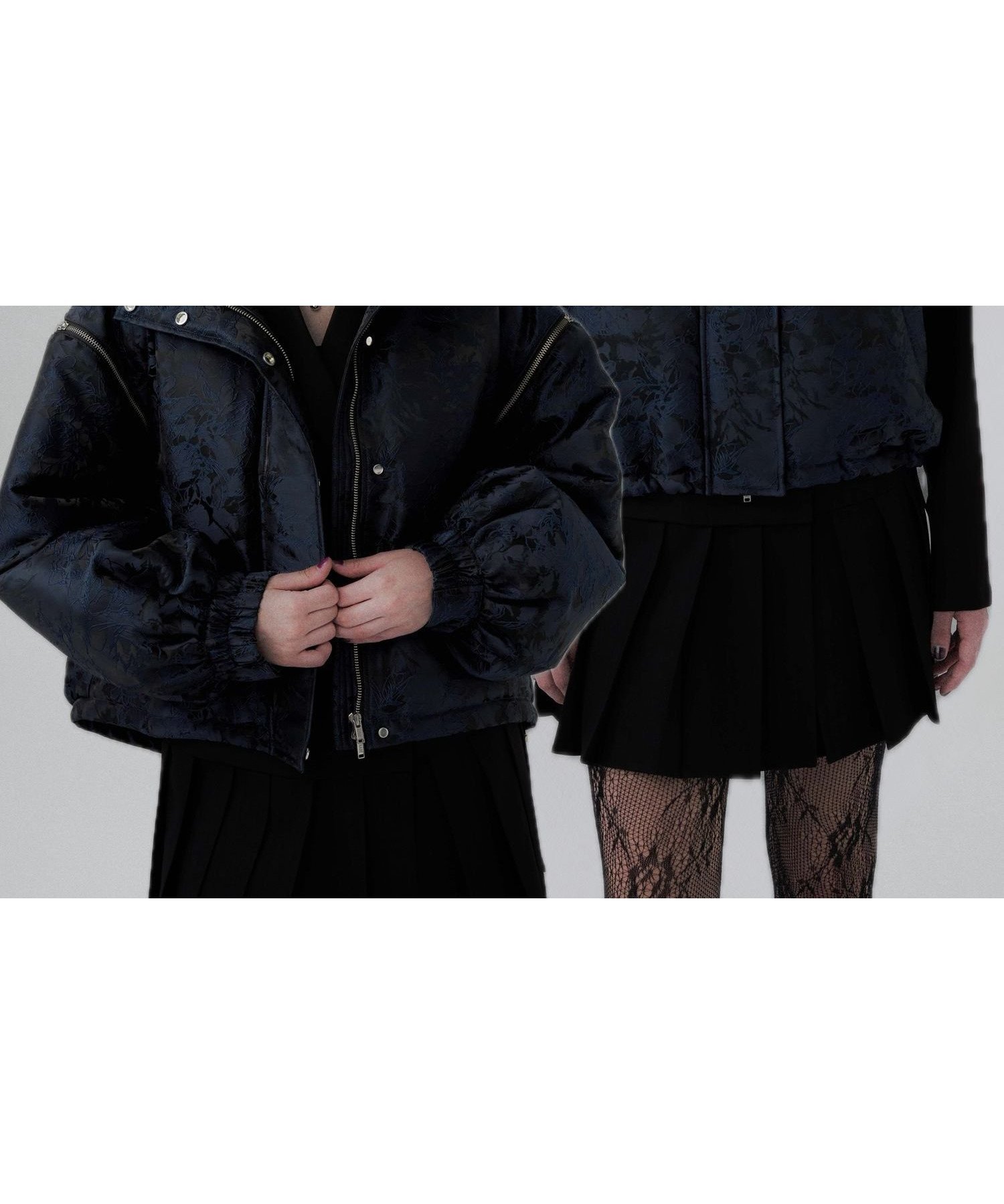 【ハレ/HARE】の2WAYエアサーマルジャガードブルゾン インテリア・キッズ・メンズ・レディースファッション・服の通販 founy(ファニー) 　ファッション　Fashion　レディースファッション　Fashion for Women　アウター　Coat / Outerwear Collection　ブルゾンジャケット・スポーティアウター　Blouson Jackets　ウェーブ　Wavy Pattern　ショート　Short, Short Length　スタンド　Stand Collar, Upright Stand　ストレート　Straight, Straight Cut　スニーカー　Sneakers, Trainers　スリム　Slim, Slim Fit　フラワー　Flower, Floral　ブルゾン　Blouson, Bomber Jacket　ベスト　Vest, Waistcoat　ベロア　Velour, Soft Velvet　マフラー　Scarf, Muffler　ワイド　Wide, Wide Fit　おすすめ　Recommended / Our Picks　ネイビー87|ID: prp329100004700636 ipo3291000000034222971