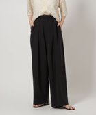 【ユナイテッドアローズ/UNITED ARROWS】のconte タック イージー テーパードワイドパンツ 人気、トレンドファッション・服の通販 founy(ファニー) ファッション Fashion レディースファッション Fashion for Women パンツ Pants & Trousers なめらか Smooth, Silky Texture フロント Front, Front Design リラックス Relax, Relaxed Fit thumbnail BLACK|ID: prp329100004700673 ipo3291000000034997764