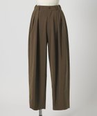 【ユナイテッドアローズ/UNITED ARROWS】のconte タック イージー テーパードワイドパンツ 人気、トレンドファッション・服の通販 founy(ファニー) ファッション Fashion レディースファッション Fashion for Women パンツ Pants & Trousers なめらか Smooth, Silky Texture フロント Front, Front Design リラックス Relax, Relaxed Fit thumbnail DK.BROWN|ID: prp329100004700673 ipo3291000000034997765