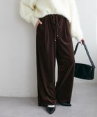 【ディスコート/Discoat】の【新色追加!】ベロアワイドパンツ《WEB限定カラーあり》 人気、トレンドファッション・服の通販 founy(ファニー) ファッション Fashion レディースファッション Fashion for Women パンツ Pants & Trousers バランス Balance, Style Balance ベロア Velour, Soft Velvet ベーシック Basic, Essential リラックス Relax, Relaxed Fit ワイド Wide, Wide Fit thumbnail ブラウン|ID: prp329100004700690 ipo3291000000034060018