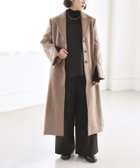 【シップス フォー ウィメン/SHIPS】のquaranciel ウール ウエストシェイプ チェスター ロング コート ブラウン|ID: prp329100004700754 ipo3291000000034400263