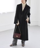 【シップス フォー ウィメン/SHIPS】のquaranciel ウール ウエストシェイプ チェスター ロング コート ブラック|ID: prp329100004700754 ipo3291000000034400266