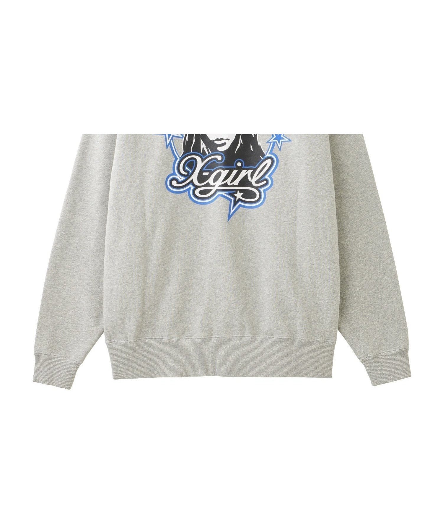 【エックスガール/X-girl】のFACE AND STARS SWEAT HOODIE 人気、トレンドファッション・服の通販 founy(ファニー) 　ファッション　Fashion　レディースファッション　Fashion for Women　トップス・カットソー　Cut & Sew Tops　レディースパーカー・カジュアルフーディー　Casual Hoodies & Sweatshirts　スウェット・クルーネックトップス　Sweatshirts & Crewnecks / Relaxed Fit Sweat Tops　おすすめ　Recommended / Our Picks　グラフィック　Graphic, Graphic Design　スウェット / スエット　Sweatshirt, Sweatwear　デニム　Denim, Jeans Material　パーカー　Hoodie, Parka　フェイス　Face, Facial Design　メンズ　Men's, Menswear　モチーフ　Motif, Design Theme　ロング　Long, Long-Length　定番　Standard, Basic Item　A/W・秋冬　Autumn/Winter　 other-1|ID: prp329100004700772 ipo3291000000034013452