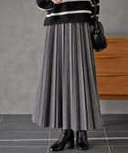 【アールピーエス/rps】のランダムプリーツスウェードスカート 人気、トレンドファッション・服の通販 founy(ファニー) ファッション Fashion レディースファッション Fashion for Women スカート Skirts シンプル Simple, Minimal プリーツ Pleats, Pleated 再入荷 Restock / Back in Stock thumbnail チャコールグレー|ID: prp329100004700773 ipo3291000000034927148