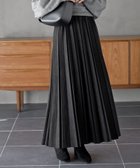 【アールピーエス/rps】のランダムプリーツスウェードスカート 人気、トレンドファッション・服の通販 founy(ファニー) ファッション Fashion レディースファッション Fashion for Women スカート Skirts シンプル Simple, Minimal プリーツ Pleats, Pleated 再入荷 Restock / Back in Stock thumbnail ブラック|ID: prp329100004700773 ipo3291000000034927149