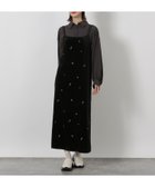 【ラコレ/LAKOLE】のベロア刺繍キャミワンピース 人気、トレンドファッション・服の通販 founy(ファニー) ファッション Fashion レディースファッション Fashion for Women ワンピース Dresses キャミソールワンピース Camisole Dresses おすすめ Recommended / Our Picks インナー Innerwear カットソー Cut and Sewn Top キャミワンピース Cami Dress, Slip Dress ストレッチ Stretch, Stretchy Fabric スリット Slit, Slit Detail フレア Flare, Flared ベロア Velour, Soft Velvet ボトム Bottoms, Lower Wear リボン Ribbon, Bow thumbnail ブラック|ID: prp329100004700905 ipo3291000000033942299