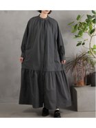 【タカキュー/TAKA-Q】のstand collar long shirts onepiece 人気、トレンドファッション・服の通販 founy(ファニー) ファッション Fashion レディースファッション Fashion for Women トップス・カットソー Cut & Sew Tops シャツ・ブラウス・オフィスカジュアル Elegant Blouses & Button-Ups ウォッシャブル Machine Washable ギャザー Gathered, Ruffled スタンド Stand Collar, Upright Stand ポケット Pocket, Pocket Detail ロング Long, Long-Length エレガント 上品 Elegant thumbnail 04グレー|ID: prp329100004700948 ipo3291000000033942509