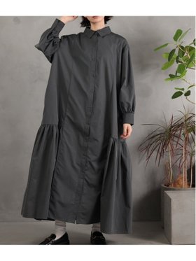 【タカキュー/TAKA-Q】のgathered shirts onepiece 人気、トレンドファッション・服の通販 founy(ファニー) ファッション Fashion レディースファッション Fashion for Women トップス・カットソー Cut & Sew Tops シャツ・ブラウス・オフィスカジュアル Elegant Blouses & Button-Ups ウォッシャブル Machine Washable ギャザー Gathered, Ruffled ポケット Pocket, Pocket Detail ロング Long, Long-Length |ID:prp329100004700949