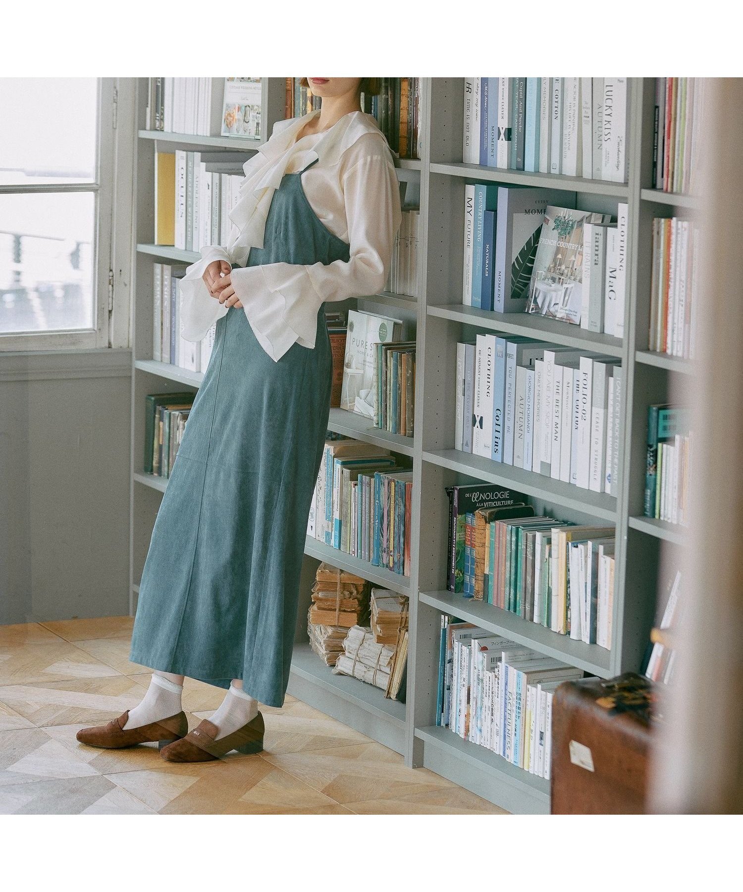 【ミスティ ウーマン/mysty woman】のスエードライクキャミワンピース インテリア・キッズ・メンズ・レディースファッション・服の通販 founy(ファニー) 　ファッション　Fashion　レディースファッション　Fashion for Women　ワンピース　Dresses　キャミソールワンピース　Camisole Dresses　おすすめ　Recommended / Our Picks　インナー　Innerwear　キャミワンピース　Cami Dress, Slip Dress　シンプル　Simple, Minimal　ベロア　Velour, Soft Velvet　秋　Autumn　ブルー|ID: prp329100004700961 ipo3291000000033942627